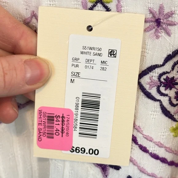 Nurture by Lamaze Cream Blouse with Purple Detailing - Picture 3 of 5